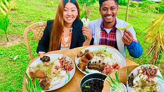 Sensational YouTuber 1st Mukbang With me Eating Pork Naga Mirchi amp More ​⁠ [upl. by Sair754]