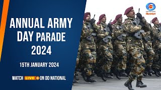 Annual Army Day Parade 2024  15th January 2024 [upl. by Kovar]