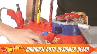 Airbrush Auto Designer  OFFICIAL Product Demo  HotWheels [upl. by Dloniger]