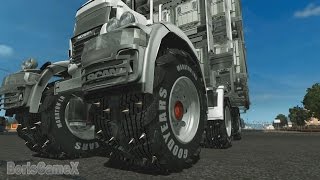 Scania Monster Truck  Euro Truck Simulator 2  Multiplayer  BigFoot [upl. by Rocky]