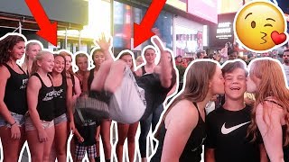 FLIPS FOR A KISS IN NYC FT CHRISTIAN LALAMA [upl. by Reyaht]