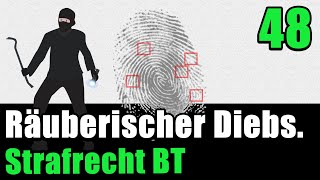 Räuberischer Diebstahl § 252 StGB  Strafrecht BT 48 [upl. by Anilorac]