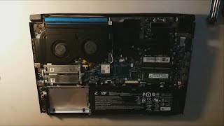 ACER PREDATOR PT31551 FAN CLEANING AND REPASTE PROCESSOR [upl. by Rafaela]