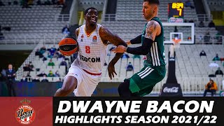 Dwayne BACON • Highlights Season 20212022 • AS Monaco [upl. by Elery467]