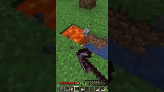 Need More Obsidian Luck 1221 Moment in Minecraft shorts meme memes [upl. by Nylirem]