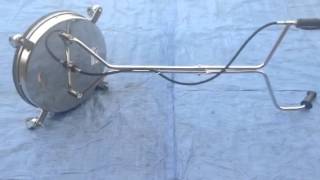 TURBO DEVIL 520MM STAINLESS STEEL PATIO CLEANER WHIRLAWAY QWASHER  EBAY amp YOUTUBE 275BAR [upl. by Liggett939]