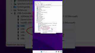 USBAnschlüsse USBPorts und andere Anschlüsse deaktivieren aktivieren bei Windows 11shorts [upl. by Bollinger297]