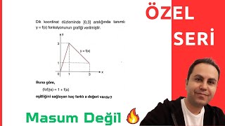 Özel Sorular Serisi  Fonksiyonlar  7 [upl. by Zeuqcaj]