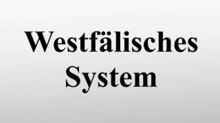 Westfälisches System [upl. by Dhiman]