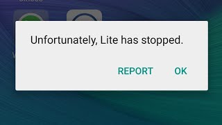 How to fix unfortunately Facebook lite has stopped [upl. by Atiuqam929]