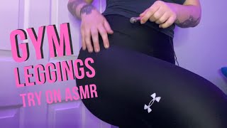 ASMR Gym leggings rubbing and fabric sounds [upl. by Blayze906]