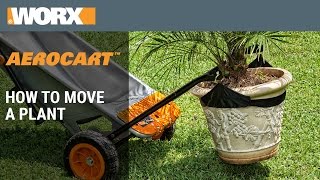 How to Move a Plant Using the WORX Aerocart [upl. by Hrutkay404]