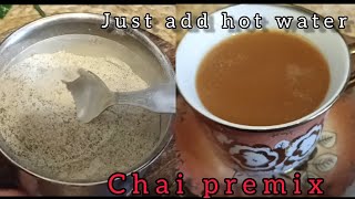 Tea premix powder recipe  masala chai recipe just add hot water  Travel Tea powder  chai recipe [upl. by Guttery593]