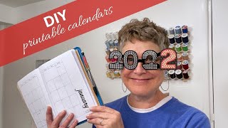 DIY Printable Calendars  Simple Style Minimalist Planning at Its Best [upl. by Icam98]