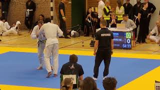 BJJ White Belts Stuck In Closed Guard The Entire Match [upl. by Jobi]