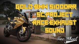 BMW S1000RR SC Project CRT titanium and carbon fibre SOUND TEST [upl. by Fachini]