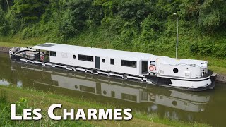 BATEAUX FLUVIAUX  LES CHARMES  tourisme fluvial dans une péniche [upl. by Eiramannod982]