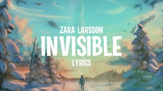 Zara Larsson  Invisible Lyrics from the Netflix Film Klaus [upl. by Pouncey]