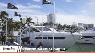 Cruisers Yachts 54 Cantius First Look Video [upl. by Dieter774]