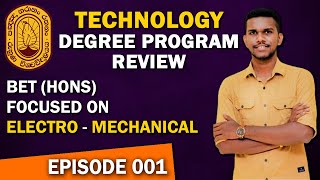 University Of Ruhuna  Engineering Technology  Electro  Mechanical  Episode 001  Sinhala [upl. by Pampuch]