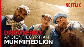 First Ever Mummified Lion Cub Discovered  Secrets of the Saqqara Tomb [upl. by Alegnave]