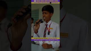 9th Standard student  Delivering speech India Budget 2024 💴💴 [upl. by Pesvoh]