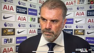 Ange Postecoglou Post Match Interview  Tottenham vs Arsenal 01 Highlights [upl. by Jovia]