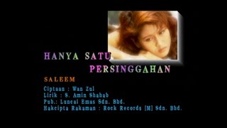 Hanya Satu Persinggahan  IklimSaleem Official MV [upl. by Ahsuatan]