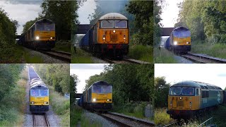 DCR 60s amp GBRf 56098 amp 66s near Aylesbury on HS2 Trains Very Friendly Drivers  May to July 2024 [upl. by Lamaj]