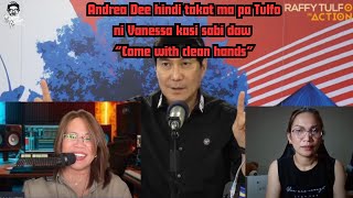 AndreaDeeChannel hindi takot ma pa Tulfo ni vanessasuzukichannel8455 “Come with clean hands” [upl. by Dlareg343]