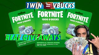 FORTNITE CUSTOMS V BUCKS GIVEAWAYS FASHION SHOW LIVE FORTNITE ITEM SHOP [upl. by Ahrat421]