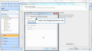 How to configure a Hotmail account with POP access with Outlook 2007 [upl. by Irrol]