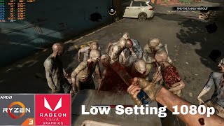 OVERKILLs The Walking Dead on Ryzen 3200G 2x4Gb with Radeon Vega 8 Low Setting 1080p [upl. by Jurdi]