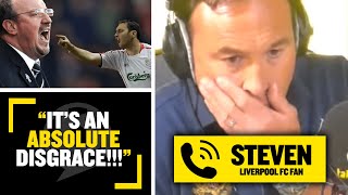 quotITS AN ABSOLUTE DISGRACEquot LFC fan Steven SLAMS Rafa Benitez for wanting to become Everton manager [upl. by Dnalram]