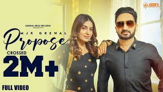 New Punjabi Song 2024  Romantic Proposal MJR Grewal Ft Ginni Kapoor  Official Music Video  GBR [upl. by Anawat375]