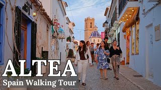 Altea Spain  4K Walking Tour 2023 [upl. by Haldes]