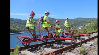 Dresinsykling på Flekkefjordbanen [upl. by Yrak148]