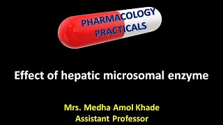 Effect of hepatic microsomal enzyme [upl. by Chelsy279]