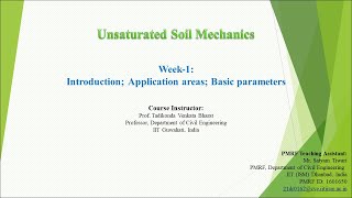 Week1 NPTEL Unsaturated Soil mechanics Tutorial Class  PMRF [upl. by Ppilihp]