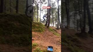 5 FT JUMP 😱 mtb jump downhill mtbnepal automobile shortsfeed shorts [upl. by Lise]