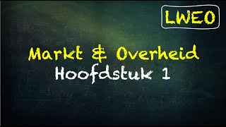 ‘Markt amp Overheid LWEO Hoofdstuk 1  economie havo [upl. by Yarased]