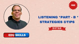 Edu Skills OET Listening Part – B OET made easy [upl. by Briano]