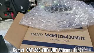 Comet CAT283 VHFUHF Antenna Tuner [upl. by Juieta495]