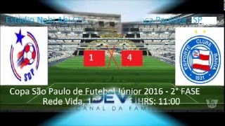 Copa São Paulo de Futebol 2016 Desportiva Paraense PA 1 x 4 Bahia BA  2° FASE  JOGO COMPLETO [upl. by Eedna920]