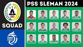 DAFTAR SKUAD PSS SLEMAN 20242025  SKUAD RESMI PSS SLEMAN BRI LIGA 1 MUSIM 20242025 [upl. by Burg253]