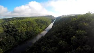 The Rock Point on a foggy morning  New South Wales  Australia 4K UltraHD [upl. by Nimzay]