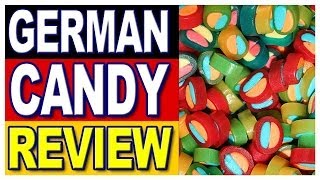 German Candy Review Haribo PastaFrutta amp Haribo PicoBalla with Special German Guest Inka [upl. by Ecirted127]