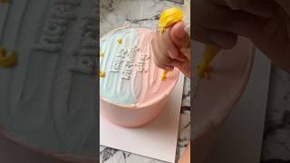 Minimalist Cake ✨ shorts shortvideo cake homebaker reels [upl. by Bartholemy915]