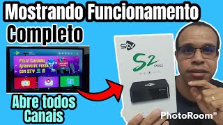 REVIEW ST✓ S2 PRO a B0× QUE ABRE TODOS CAN4lS MOSTRANDO FUNCIONAMENTO COMPLETO [upl. by Janetta386]