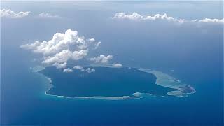 Aerial view of the Dangerous but beautiful North Sentinel Islands  Andaman India [upl. by Enaasiali]